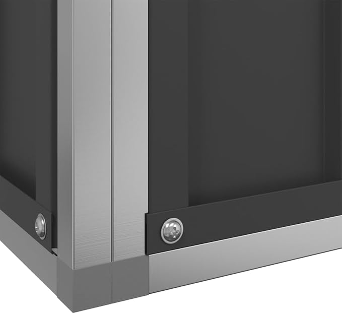Large Metal Heavy Duty Walk-in Aviary Cage with Extension, Ample Activity Space Bird Cage with Lockable Door Also for Chickens and Rabbits, Silver 327.6"x81.5"x83.5" Steel,-521