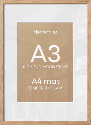 A3 Natural Oak Picture Frame