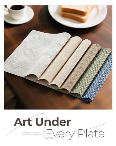 Light Brown Placemats Set of 8 (8 Count)