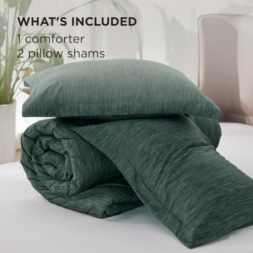 Dark Green Cal King Comforter Set