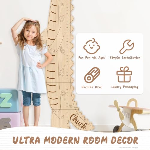 Personalized Name Kids Height Wall Chart