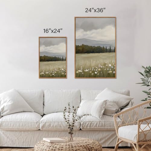 Jesus and Lamb Framed Canvas Wall Art