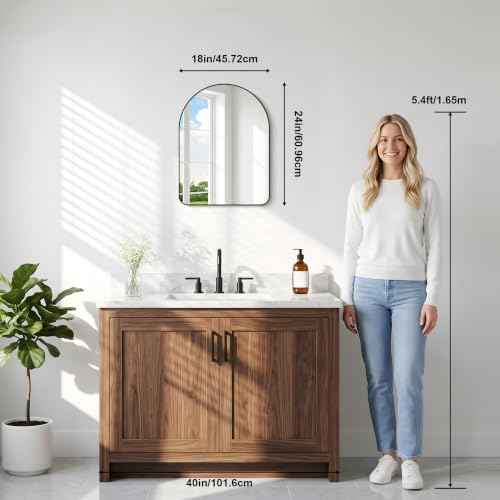 Arched Bathroom Vanity Mirror