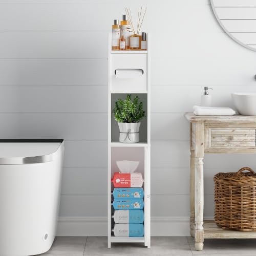 Narrow Bathroom Storage Cabinet