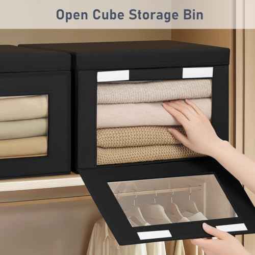 Storage Bins with Lids (5 Count)