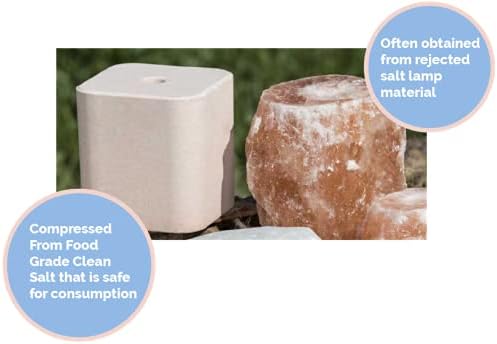 Himalayan Secrets Compressed Pink Salt Lick for Livestock and Wildlife Animals, Pure & Natural Feed Salt Block, Minerals & Trace Elements, No Additives, 22LB (10KG)