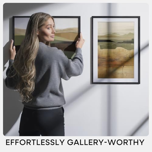 26.75x19.25 Black Oak Puzzle Picture Frame (2 Count)