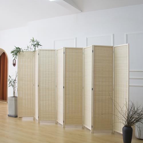8 Panel Bamboo Room Divider