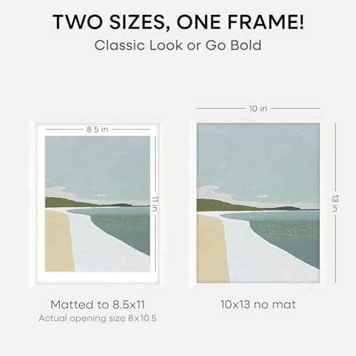 10x13 White Oak Picture Frame (2 Count)