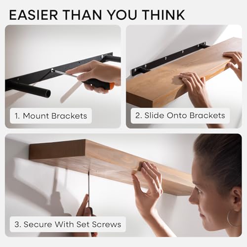 30 Inch Floating Shelves (2 Count)