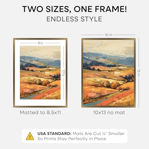 10x13 Bronze Picture Frame (2 Count)