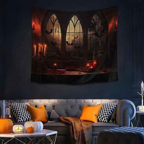 Halloween Tapestry Wall Hanging 59.1"x51.2"