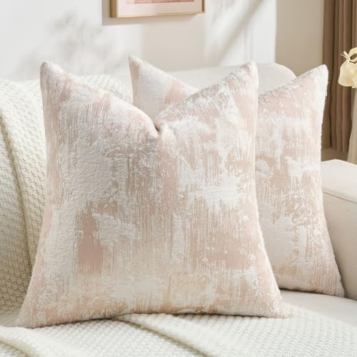 Pack of 2 Faux Cashmere Throw Pillow Covers 20x20 Inch (2 Count)