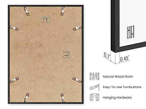18x24 Black Oak Frame Set of 3 (3 Count)