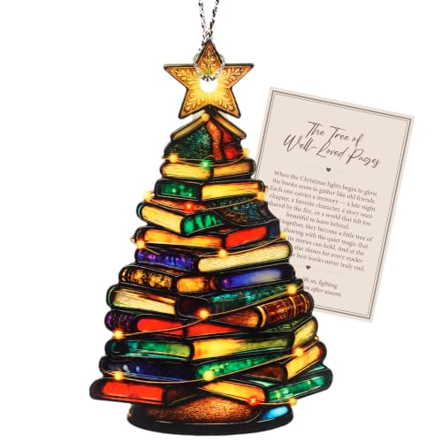 Book Christmas Ornament