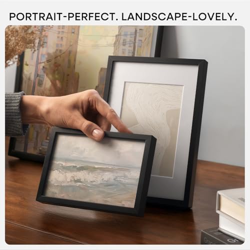 8.5x11 Black Picture Frame