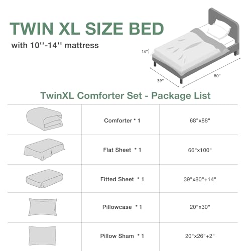 Lavender TwinXL Comforter Set