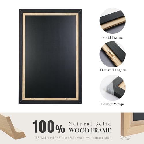Framed 3D Textured Black and White Abstract Wall Art