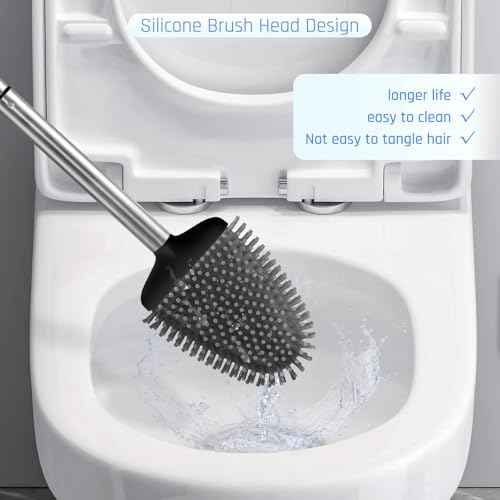 Silicone Toilet Brush (2 Count)