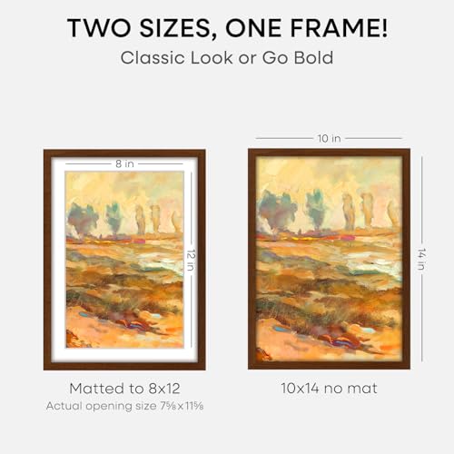 10x14 Brown Oak Picture Frame (3 Count)