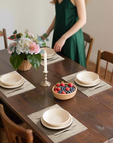 Light Brown Placemats Set of 12 (12 Count)