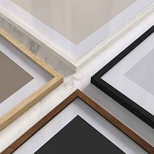 Standalone Black Oak Frame Set of 9