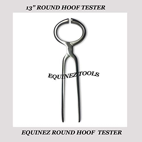 Horse Farrier Tool Kit – 9 Piece Complete Hoof Care Set with Hoof Nippers, Hoof Knife, Rasp, Clincher, Puller, Hammer & Grooming Tools – Professional Equine Hoof Trimming & Shoeing Kit for Farriers