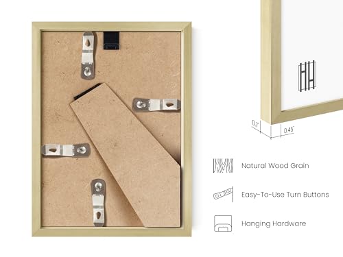 Standalone Gold Aluminum Frame Set of 3 (3 Count)