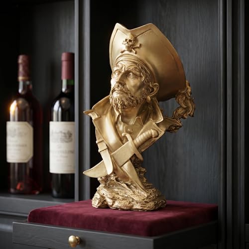 Golden Pirate Figurines