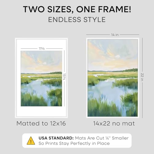14x22 White Picture Frame (2 Count)