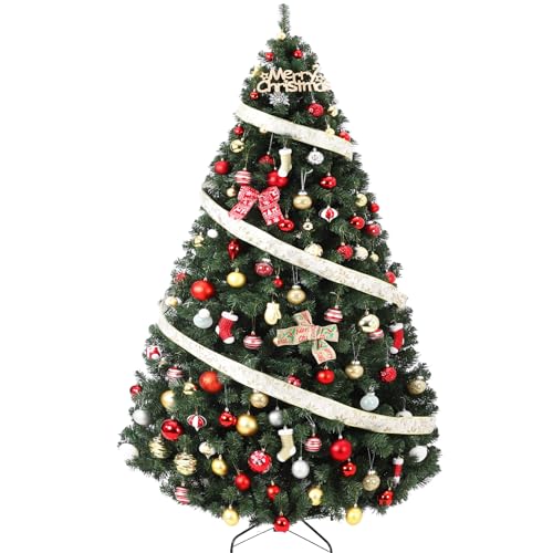 6ft Unlit Fraser Fir Wide Artificial Christmas Tree