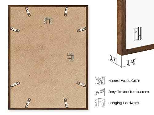 Walnut Oak 12x18 Picture Frame (6 Count)