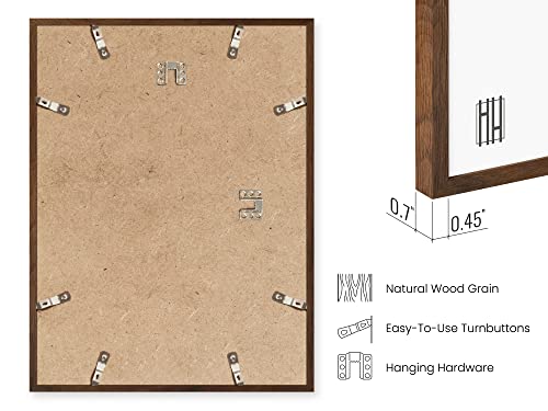 20x30 Walnut Oak Frame Set of 4 (4 Count)