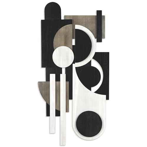Luminous Whisper" Handmade Dimensional Solid Paulownia Wood Abstracts Wall Art