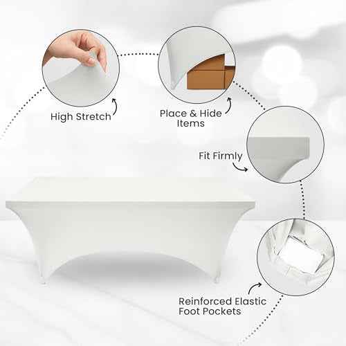 Spandex Table Cloth 2 Pack [4FT