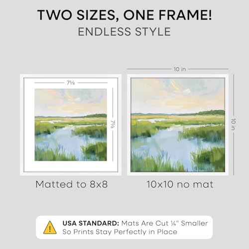 10x10 White Picture Frame