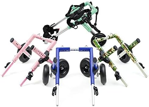 Walkin' Wheels Lightweight – for Small Cats 2 to 20 Pounds – Veterinarian Approved – Cat Wheelchair for Back Legs, for Cats 11-20 lbs, 9-13 inches Leg Height – Seafoam