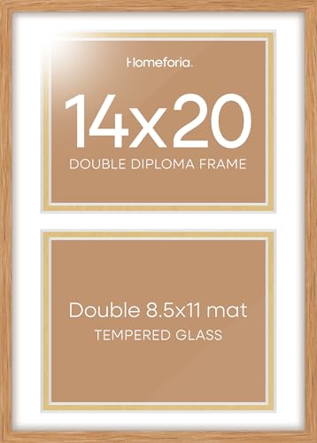 14x20 Natural Oak Diploma Frame