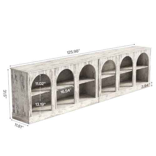 10.5FT Extra Long Arched Console Table Set of 2 (2 Count)