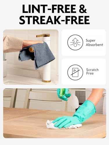 Microfiber Cleaning Cloth Roll (30 Count)