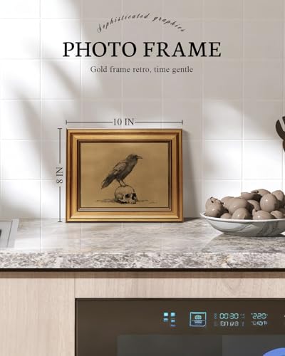 Gold Framed Gothic Wall Art