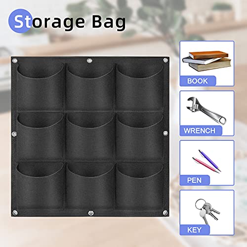 9 Pockets Hanging Planter Bags