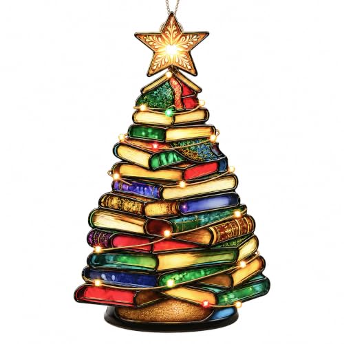 Book Christmas Ornament