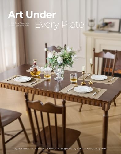 Light Brown Placemats Set of 12 (12 Count)