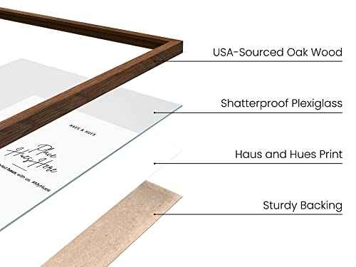 Walnut Oak 12x18 Picture Frame (6 Count)