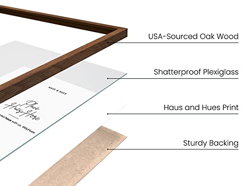 Walnut Wood 8x10 Picture Frames (6 Count)