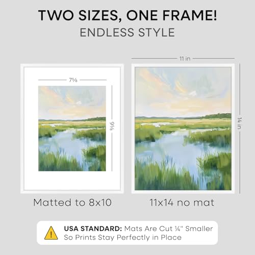 11x14 White Picture Frame (2 Count)