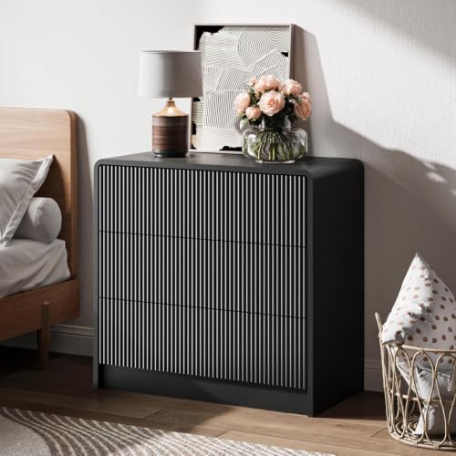 3 Drawer Nightstand Set of 2