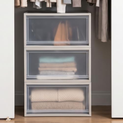 53 Qt Stackable Storage Bins (3 Count)