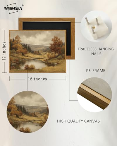 Framed Fall Wall Art Decor